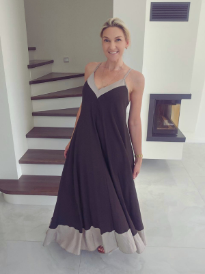 Ilga vasarinė suknelė